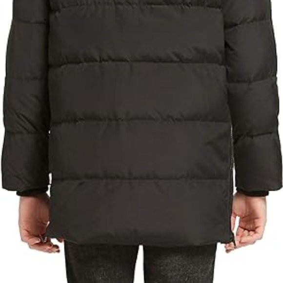Orolay Men's Thickened Down Jacket Hooded Winter Puffer Jacket with 6 Pockets (B - Picture 5 of 6